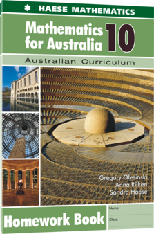 Mathematics for Australia 10 Homework Book